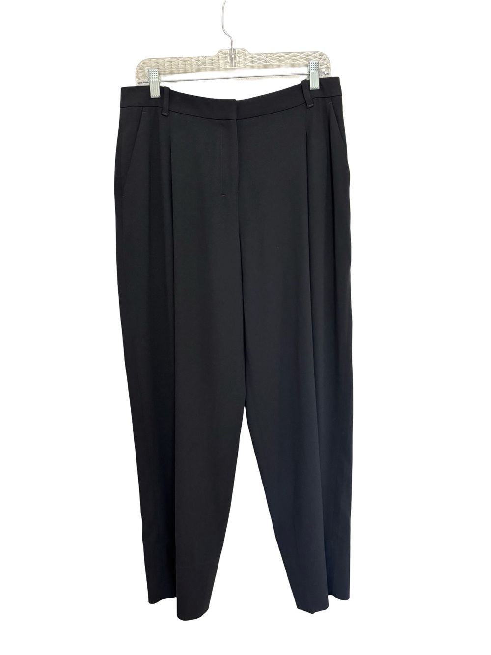 MM Lafleur Pleated Trousers in Black - Size 10